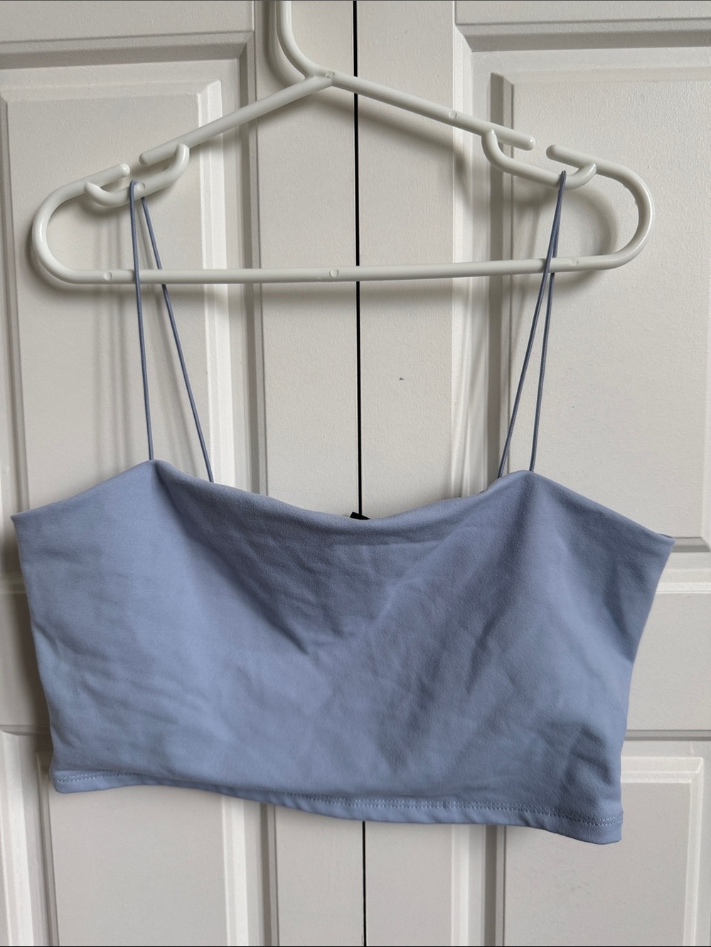 Dynamite Light Blue Crop Top